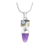 Amethyst Galaxy Star Pendant
