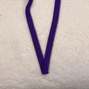 1/2" Picot Elastic-Dark Purple