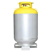 Flame King 1000LB Refrigerant Recovery Cylinder Tank with Forklift Footer 400 PSI