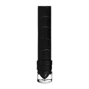 Black Calf Stitch Alligator Print Strap - Model 2-CSTAB