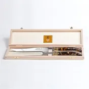 2 Piece Carving Set - Flake Handle