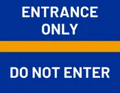 Entrance Only – AP – 8.5×11