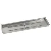48 x 14 Stainless Steel Rectangular Drop-In Fire Pit Pan by AFG