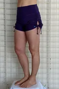 “Brazilian Butt Lift” Yoga Short- Purple Organic Cotton