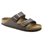 Birkenstock Arizona Dark Brown Birko-Flor Sandal (Narrow)