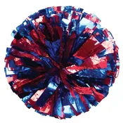2-Color Mix Metallic Show Pom<br />(Minimum order of 6 Poms)