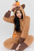 3D Capybara Sherpa Onesie