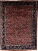 Fine Antiqued Sarouk Handwoven Rug