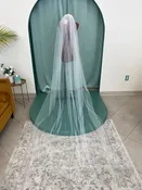 SP425A Cathedral Beaded Edge Veil