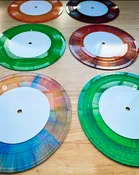 7″ Splatter Vinyl Record – Custom Colored Small Record
