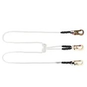 1/2" 2-In-1 Arborist Lanyard with Prusik Runner - 10ft Tree Climbing Positioning System