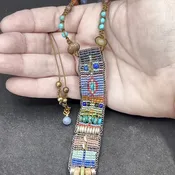 Brilliant : : handcrafted gemstone neckpiece unique artisan jewelry | sirlin hall jewelry