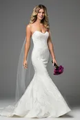Wtoo 18727 Lace Trumpet Wedding Dress with Sweetheart Neckline