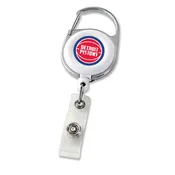 DETROIT PISTONS DELUXE BADGE REEL. SOLD IN SETS OF 3 ONLY.