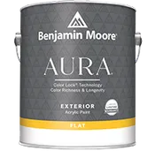 Aura Waterborne Exterior Paint - Flat Finish 629