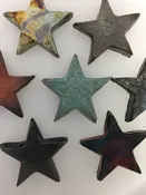 Raku Stars — Beaded Treasures by Barbara
