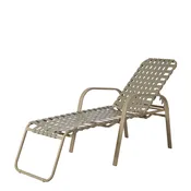 Anna Maria Strap Chaise Lounge 18″, Cross Weave