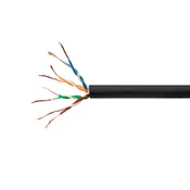 1000FT Cat5e Black