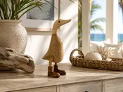 Bali Hand-Carved Bamboo Duck Sculpture