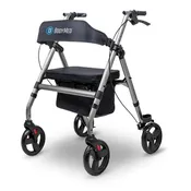 Rollator with 8" Wheels