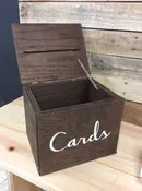 Wooden Card Box