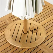 25″ Teak Lazy Susan