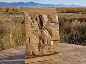 16″ Hand-Hewn EverLog Siding Sample – Saddlewood