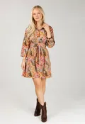 Arden Dress in Wildwood Wing