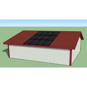 IronRidge XR Flush Mount Racking Kit for 12 Solar Panels, 3×4 Portrait (40mm)