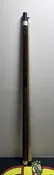 Giuli Custom Pool Cue - 58", 15.4 oz, Curly Brown Maple, Leather Wrap