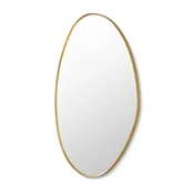 Aura 28"x36" Irregular Aluminum Framed in Modern Bathroom?Wall Mirror