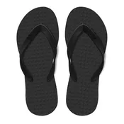 Men's Sustainable Flip Flops Recycled Black with Recycled Black Straps