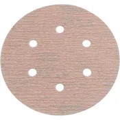 100PK Norton 6" Diam, 320 Grit, Aluminum Oxide Hook & Loop Disc 66261131592