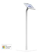 Elevate II Series - Floor Stand Kiosk (White) -- For Surface Go / Go 2 / Go 3 / Go 4 - KAM501W
