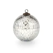 Balsam & Cedar Silver Mercury Ornament Candle