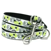 Black Butterflies Dog Leash