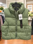 Almost Famous Olive Puffer Vest – Size 3X
