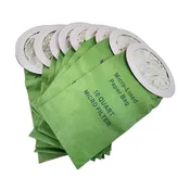 10-Quart Micro Paper Backpack Vacuum Bags, 10-Pk, Round Collar