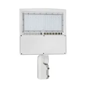 150W LED Shoebox Light White Housing AC 120~277V CCT 5000K | SBC8B-150W-120V-50K-W