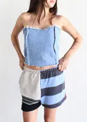 RCYCLD Denim Bustier