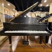 1972 Kawai KG-2C 5'8" Grand / Satin Black with QRS Self Playing System