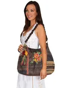 Embroidered Floral Handbag