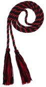 Black and Red Intertwined Cord
