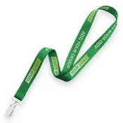 Custom Lanyard | Full Color Print | Soft Polyester | Bulldog Clip Attachment