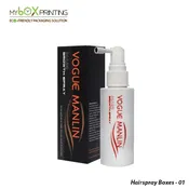 Custom Hairspray Boxes