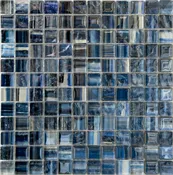 1×1 Brezza Glossy Glass Mosaic