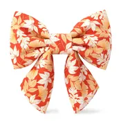 Autumn Leaves Dog Bow