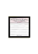 100-Page A Girl Should Be Two Things Classy Scribble-It Stickies Pad