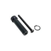 2-1/4" L x 1/2" OD Stub Shaft (Aluminum, 1/4" Bore) (2-Pack) for WCP Stub Roller System