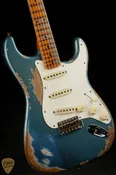 2024 Fender Custom Shop Limited Edition Red Hot Stratocaster Super Heavy Relic - Super Faded Aged Lake Placid Blue